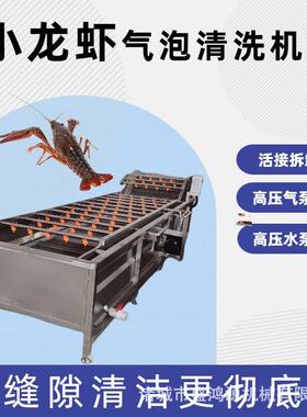小龙虾气泡清洗机器全自动清洗小龙虾机器麻辣小龙虾清洗神器
