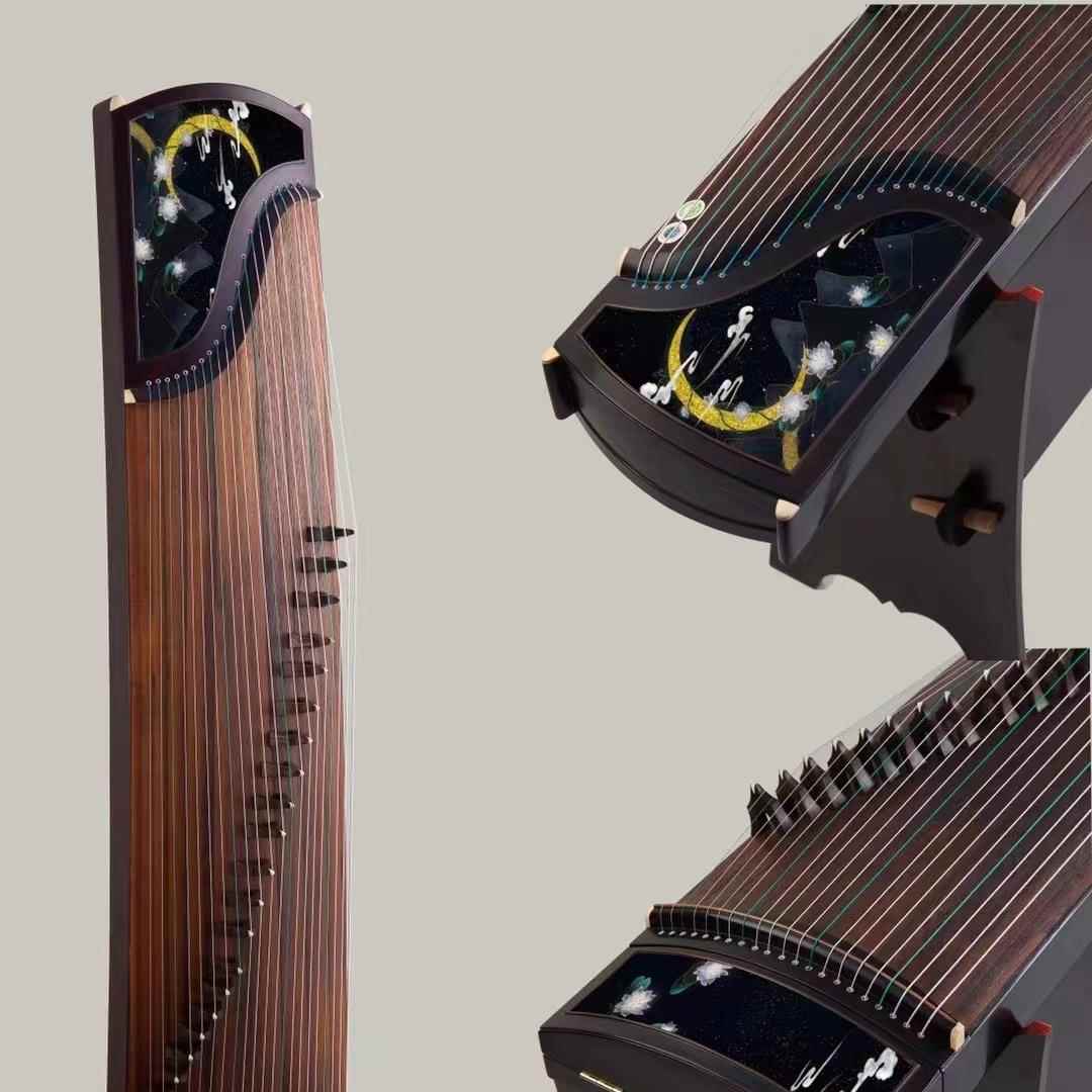 黑檀刻字古筝古筝天真元韵款 厂家直销