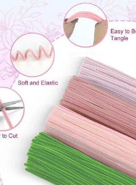400 Pcs Pipe Cleaners Craft,4 Assorted Colors Pipe Cleaners