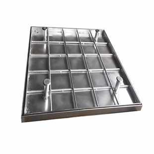 山东厂家供应可定201装 饰圆形井盖隐形方形加筋井盖不锈钢井盖