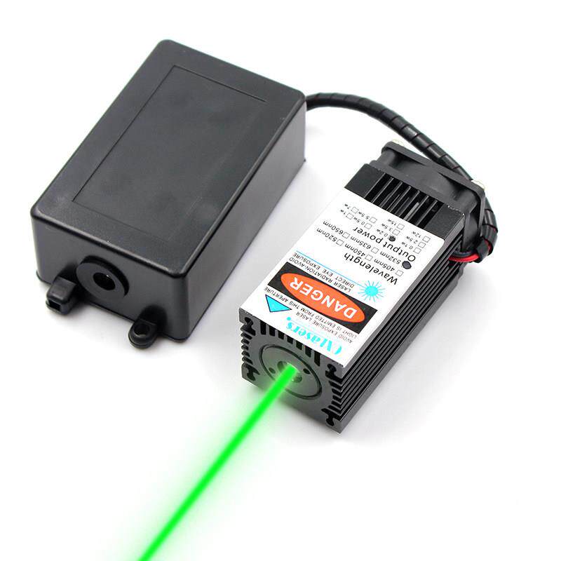 532nm 200mW大功率绿光激光模组12V TTL粗光激光器