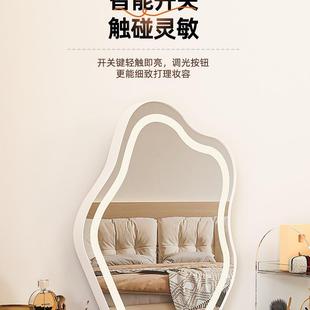 云朵妆化镜台式 桌面带灯梳妆镜轻奢梳LED智镜能镜主卧妆479台子