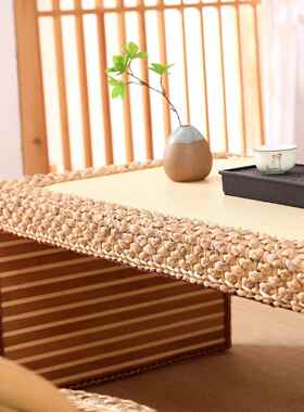 日式榻榻台飘窗米桌藤编小茶几简约创意炕茶桌家用桌矮桌窗LYSD20