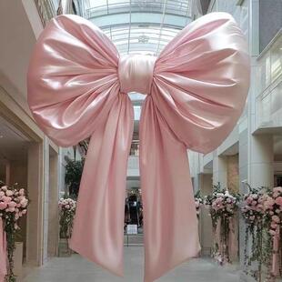 超大弓水光泽丝绸和缎面装 饰安排婚礼房间照片生日派对道具