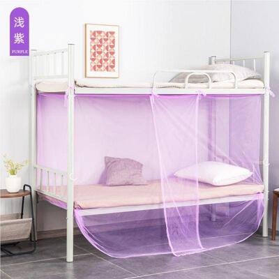 下铺一体式蚊幔帐家用2铺024新款上下校加AUW1204学密床单人床加