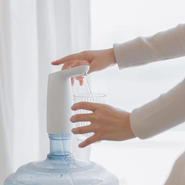 电动桶装水摸抽水饮水机吸002水器纯净水桶水自动上出器水压器触