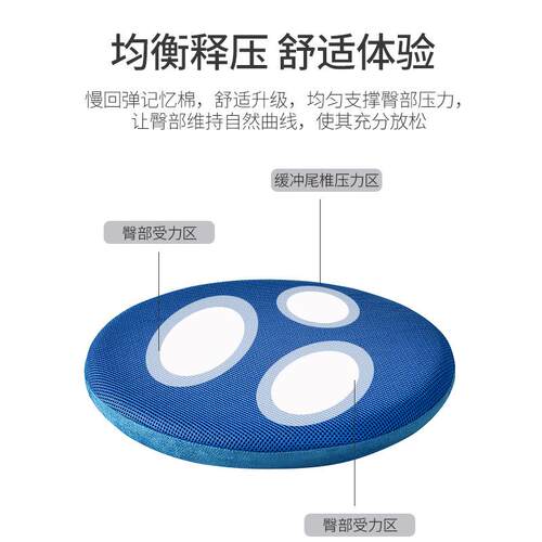 新款直销记忆棉圆形坐垫地上屁垫卧室飘窗榻榻米蒲团圆垫加厚椅子