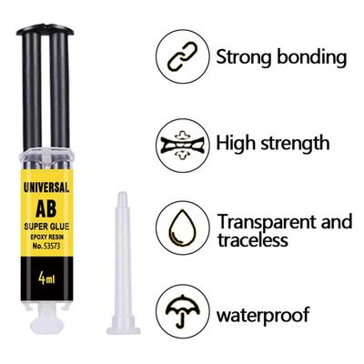 4/25ml Epoxy Resin AB Glue Waterproof Instant Fast Adhesive