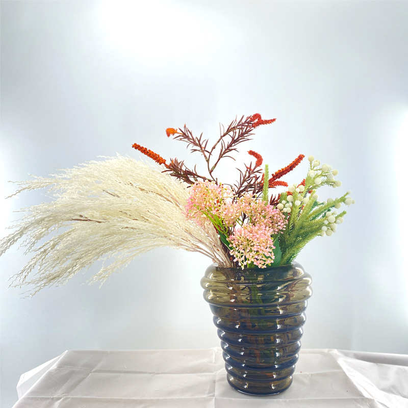 轻奢仿真花艺家居软装样板房创意仿真手感花艺样板间客厅绿植装饰