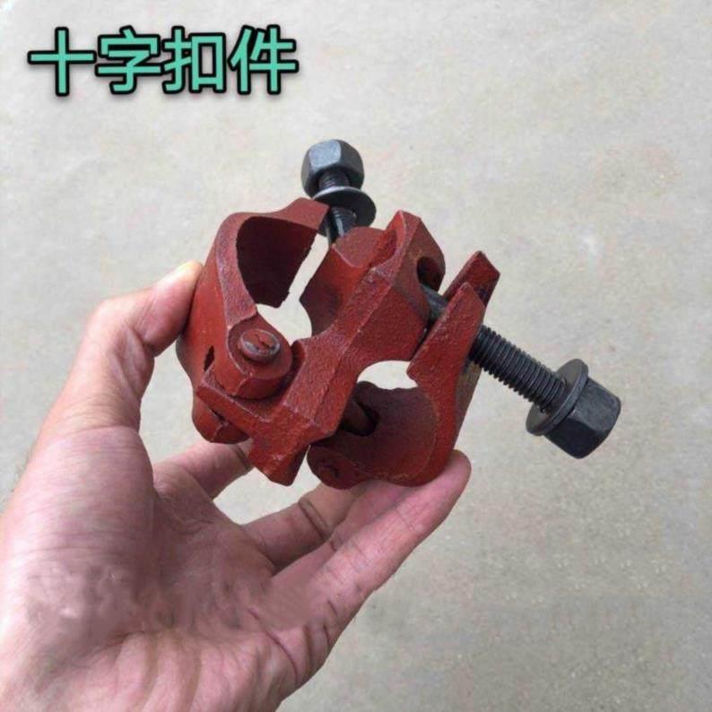 建筑钢管扣件十字转向连接直角固定制国标48变60转60卡扣固定器图片