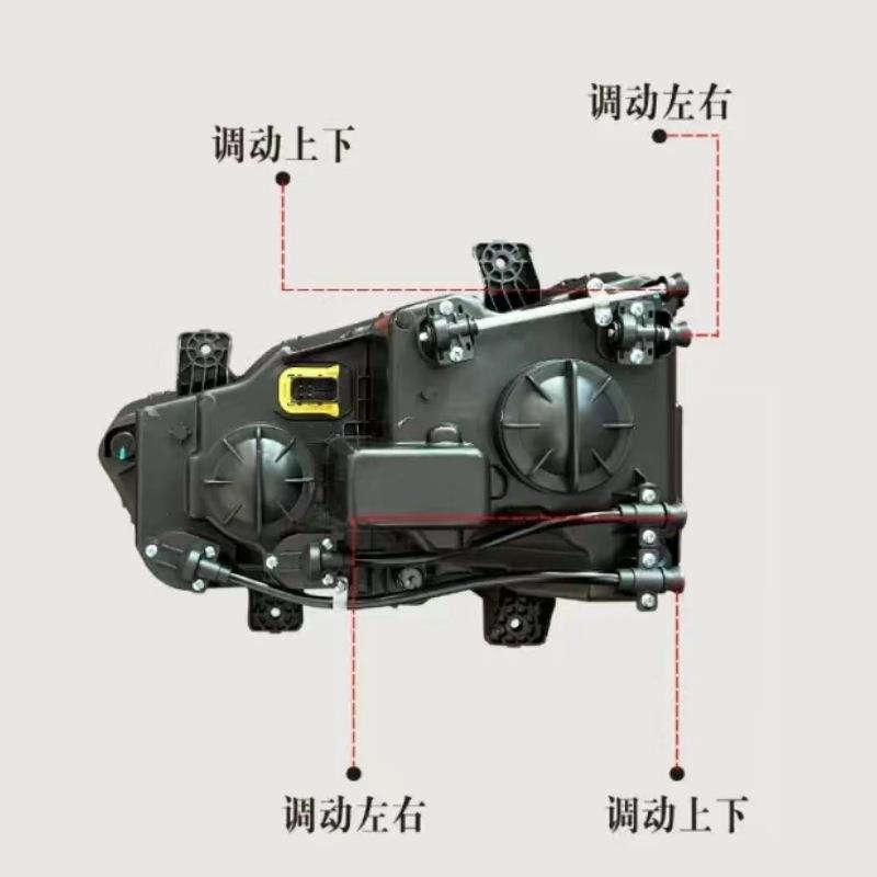 适用新款解放J6L精英版大灯总成LED超亮透镜改装原厂前大灯车头灯