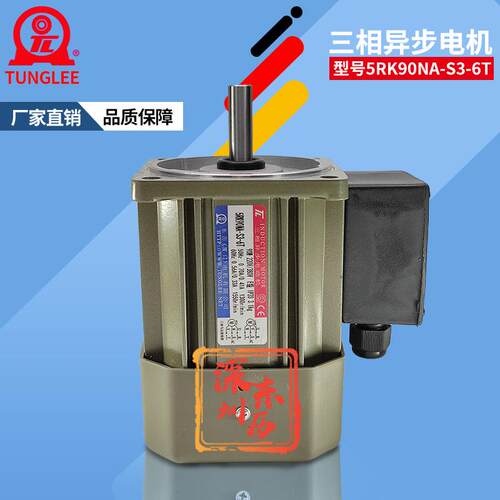 TL厦门东历三相电机5RKNA-S3-6T配蜗轮减速机带端子接线盒大扭力