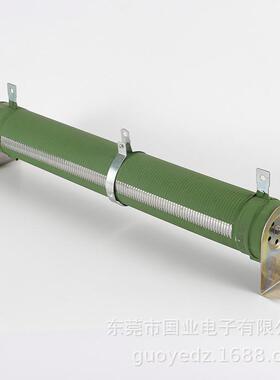 供应1500W可调电阻绿色瓷管绕线电阻老化负载电阻放电电阻