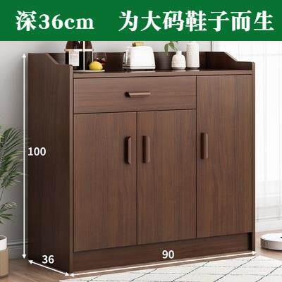鹏音伴进门鞋柜家用门口楼道外60/90/80cm长有门鞋柜收纳神器省空间1米配件