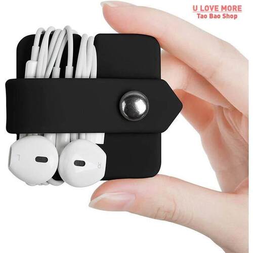 Data Cable Cord Organizer Earbuds Holder Earphone Wrap Earph