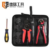 源牛头厂家德瑞工具N剥 工 02C534S多钳口津包压线钳线钳组合套装