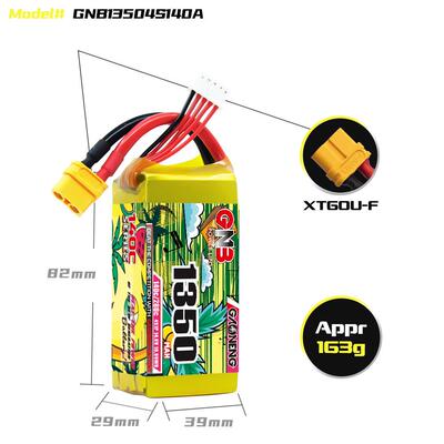 高能GNB 1350mAh 4S 14.8V 140C穿越机航模FPV锂电GAONENG LiPo