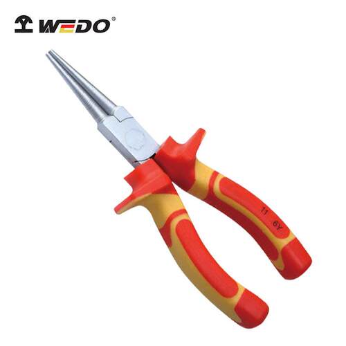 WEDO 维度绝缘注塑德式圆嘴钳 注塑型VED绝缘德式圆嘴钳电工专用