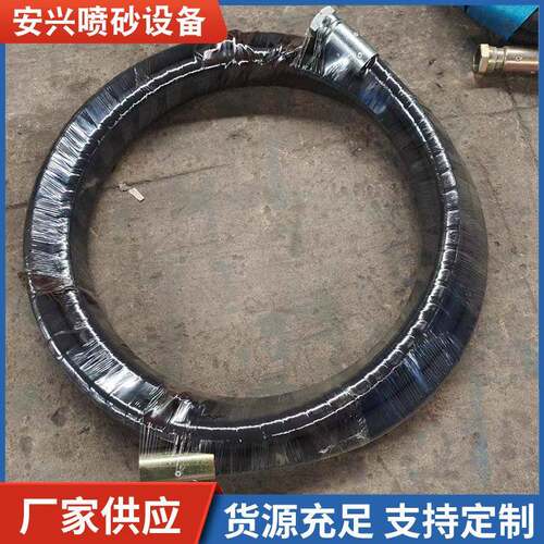 喷砂管胶管黑色喷砂橡胶管船厂钢厂喷砂管喷浆机压胶管
