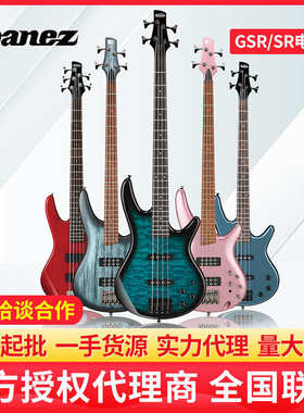 Ibanez依班娜贝斯GSR200/320/280 SR300E初学者电贝司套装入门