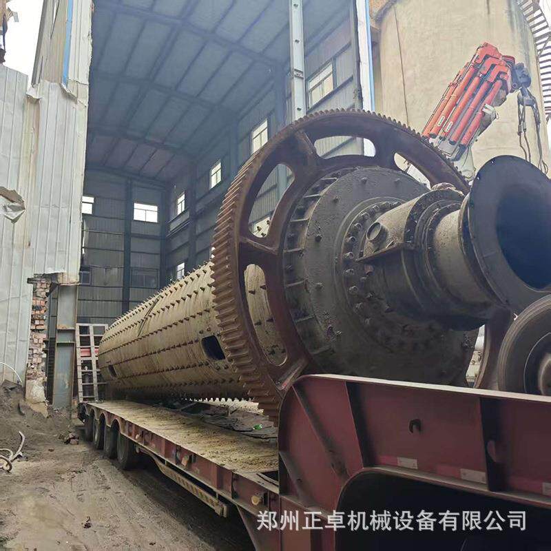二手2295型球磨机 水泥厂淘汰设备 干式粉磨 矿渣微粉加工 成色好