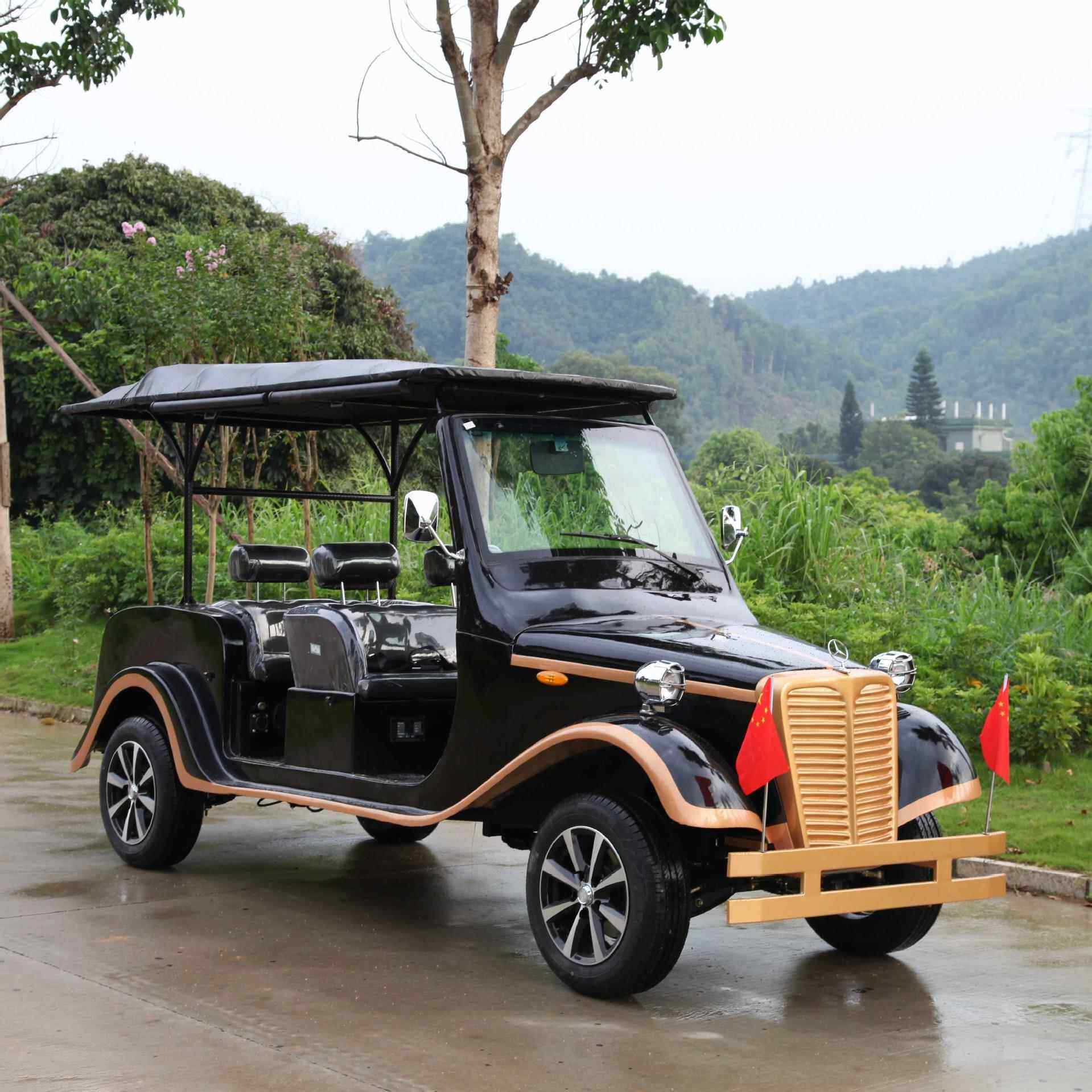 老爷车 4座代步看房车看楼车 加后备箱旅游观光车