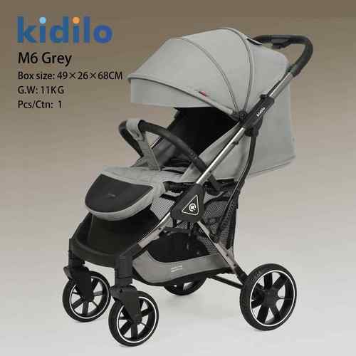 Kidilo婴儿推车双向可坐躺新生儿可折叠便携式童车高景观宝宝推车