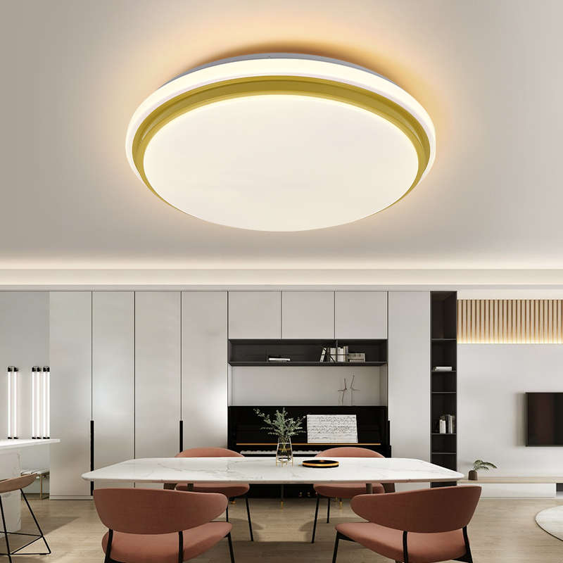 超薄客厅灯现代简约阳台卧室led超亮吸顶灯圆形方形广东中山灯具