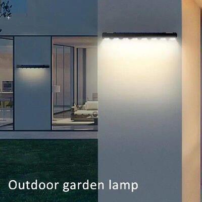 Solar Sconce Lights Outdoor Motion Activated Solar Wall