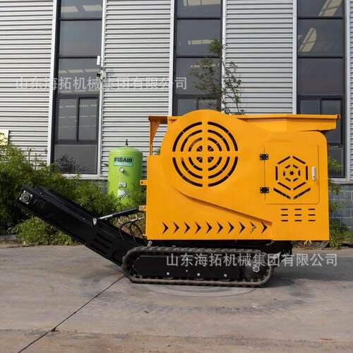 HT式JC430履自走式碎石机工地混凝土块矿山石料鄂站架式523破带碎