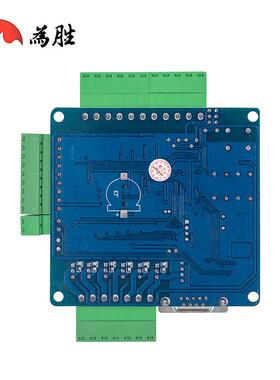 为胜国带产PLC工控板FX3U-4MT模拟量04600/FX输入输出1控器晶体管