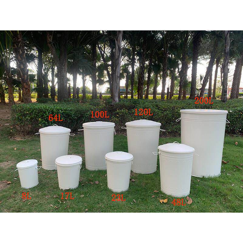 带盖密封的铁桶桶火储物桶家用工业加厚储物桶厨房