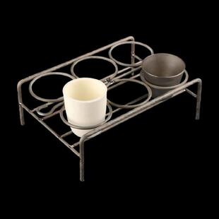 镍铬坩埚架6孔 挥发分灰皿架 陶瓷坩埚架 包邮