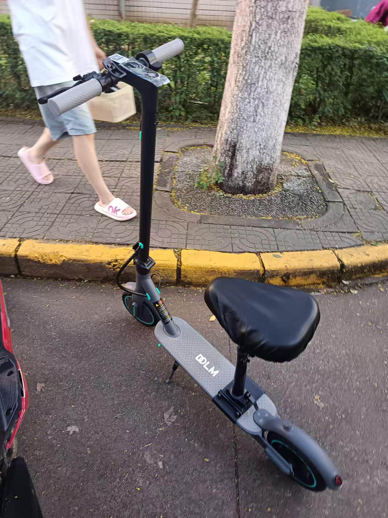 Электросамокат DOLM D8Pro взрослый складной 50км запас хода 8 амортизаторов GPS photo review