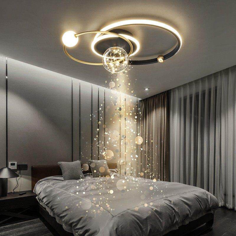卧室灯2025年新款主卧现代简约创意满天星灯具温馨浪漫房间吸顶灯