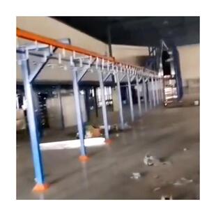 跨境挂喷涂流水线静电线P道P房自动涂装线悬挂式地轨悬OBM生产智
