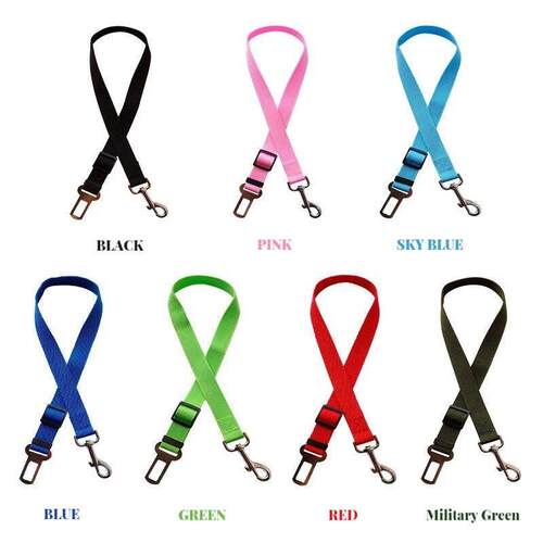 Adjustable Pet Cat Dog Car Seat Belt Pet Seat Vehicle Dog Ha