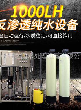 1000L/H反渗透纯水设备直销全自动纯水机RO纯水直饮净化设备