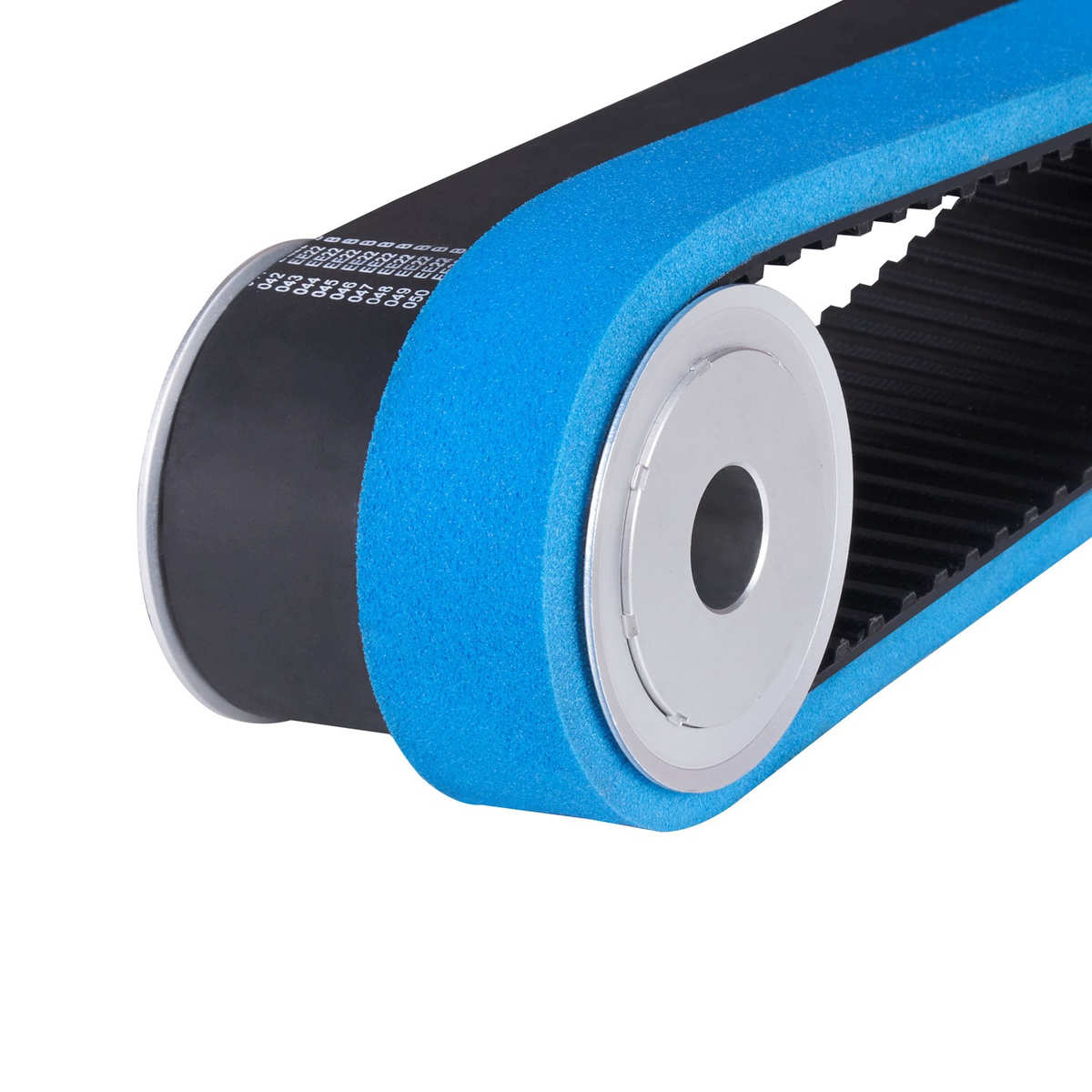 厂家直供拉膜机无缝同步带立式包装机真空拉膜机打孔开槽加胶皮带