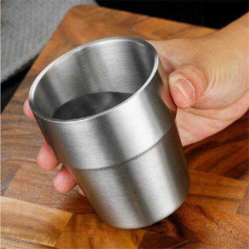 Double Wall Stainless Steel Beer Mug for Tea Metal Cold