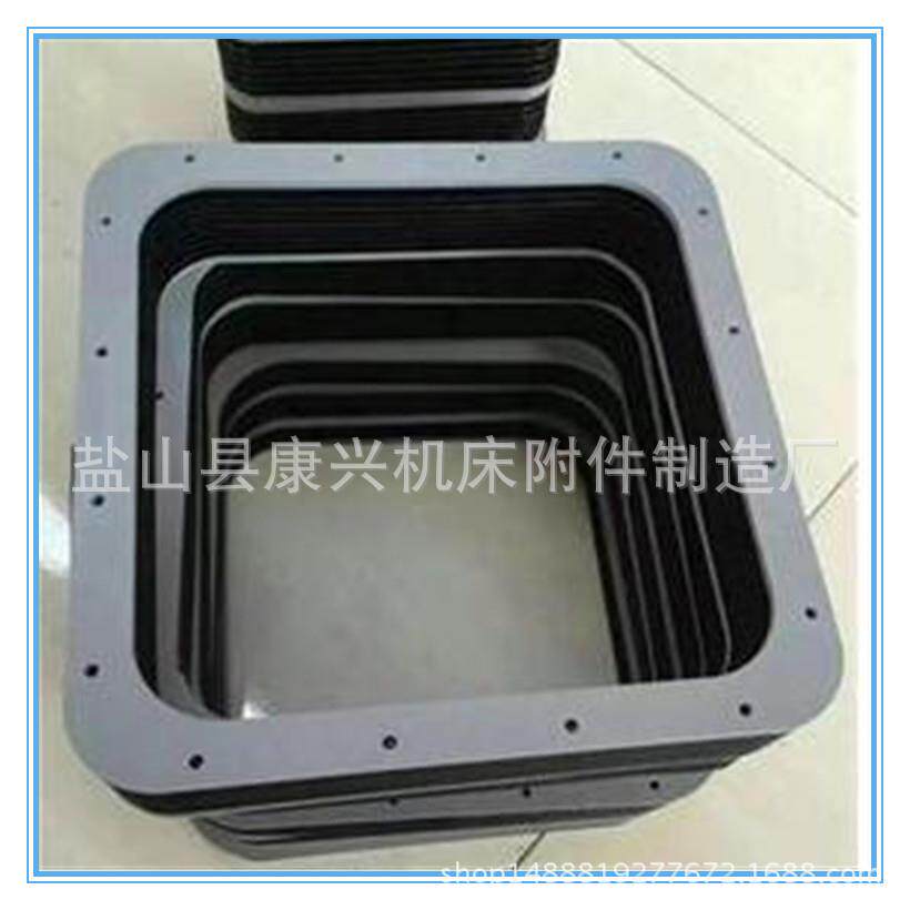 本厂火花机伸缩式方形防护罩升降机风琴防护罩pvc骨架防尘罩