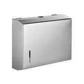 专共酒店工程公共场所卫生间SUS304方型带安全锁匙大纸张抽纸盒