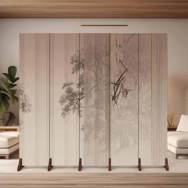 新中式屏风隔断酒店玄关装饰茶室客厅古风可折叠移动复古简易房间,住宅家具,庭院屏风,淘宝优惠券,粉丝福利购,淘宝优惠卷