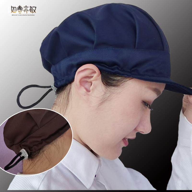 防尘工作帽厨师帽子厨房防油烟车间包头防掉头发员工工帽男女通用