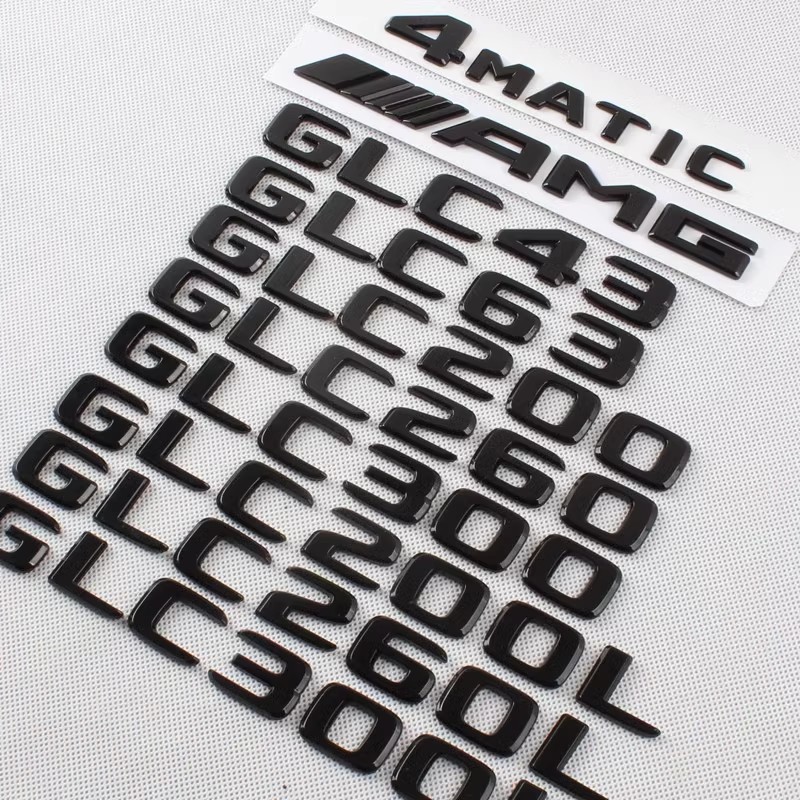 适用于奔驰GLC260GLC300GLC260LGLC300L车标字母标尾标后标数字标