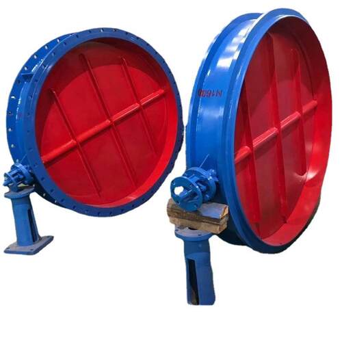 D941W热风炉管道阀门DN2800高温烟道通风蝶阀DN900电动风量调节阀