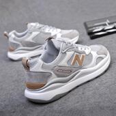 N字软底休闲鞋 ZaSaFran 百搭运动跑步情侣小白鞋 新款 潮 薄网男鞋