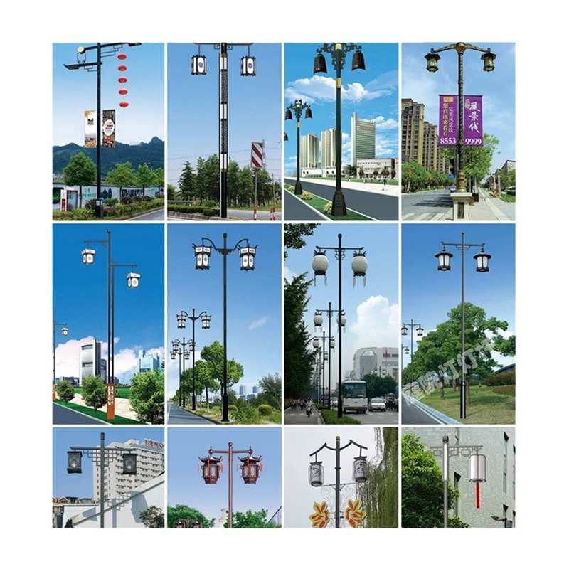 庭院灯户外3米景观灯led公园小区防水复古灯笼中式仿古太阳能路灯