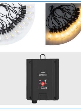 太阳灯能户外防水S14串下挂庭院灯马灯节亮化DSDS14跑氛日围装饰