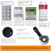 咖啡机除垢剂百胜图2sap V1二代S马克鲶鱼58mm清洁粉片刷水箱毛巾